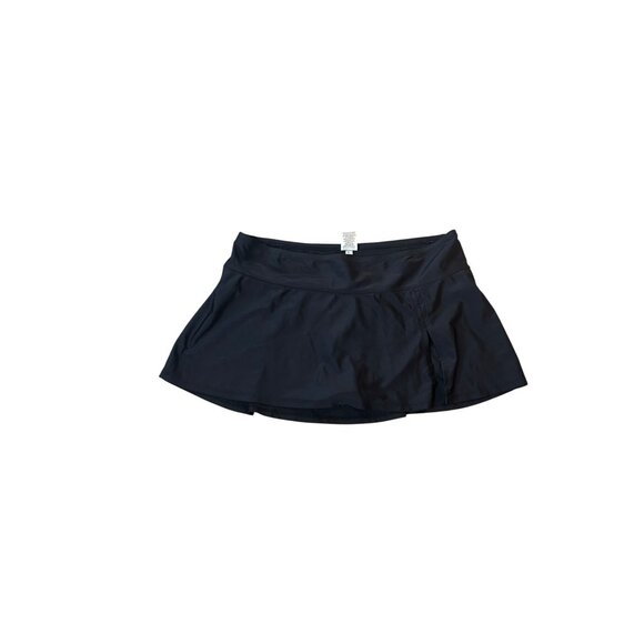 Ava & Viv Womens Black Swim Skirt Built-In Bikini Bottoms Plus Size 16W/18W 1751 - Picture 1 of 7